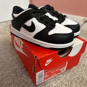 Toddler kids Nike dunks pandas